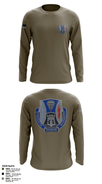 82nd airborne 33133429 Long Sleeve Performance Shirt - 2