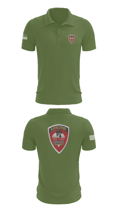 101st Airborne 37445934 Short Sleeve Performance Polo - 47