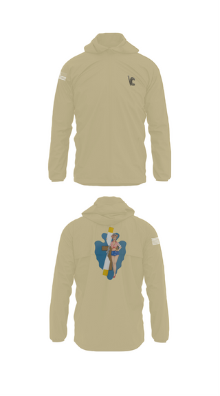 Windbreaker, B Co 1/114th Maintenance, Army, Teamtime, Team time, sublimation, custom sports apparel, team uniforms, spirit wear, spiritwear, sports uniforms, custom shirts, team store, custom team store, fundraiser sports, apparel fundraiser