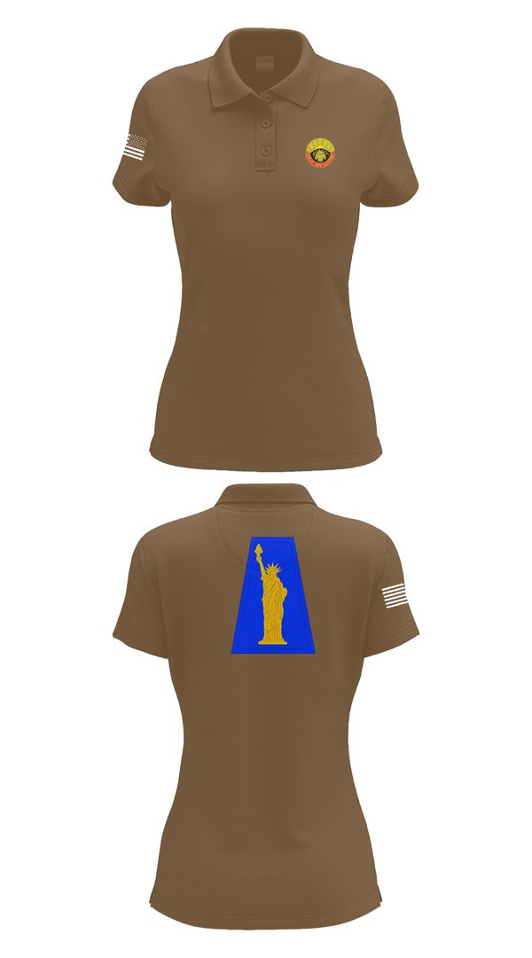 Womens Short Sleeve Performance Polo, 389th CSSB, , Teamtime, Team time, sublimation, custom sports apparel, team uniforms, spirit wear, spiritwear, sports uniforms, custom shirts, team store, custom team store, fundraiser sports, apparel fundraiser