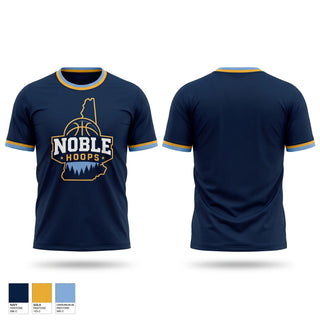 Short Sleeve Performance Shirt, Noble Hoops, Women's Basketball, Teamtime, Team time, sublimation, custom sports apparel, team uniforms, spirit wear, spiritwear, sports uniforms, custom shirts, team store, custom team store, fundraiser sports, apparel fundraiser