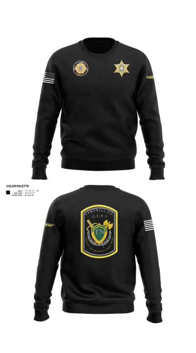 C.C.S.O. CERT 25474985 Crew Neck Sweatshirt - 100