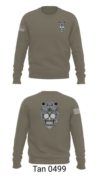 Crew Neck Sweatshirt, 451_Los Bastardos, Army, Teamtime, Team time, sublimation, custom sports apparel, team uniforms, spirit wear, spiritwear, sports uniforms, custom shirts, team store, custom team store, fundraiser sports, apparel fundraiser