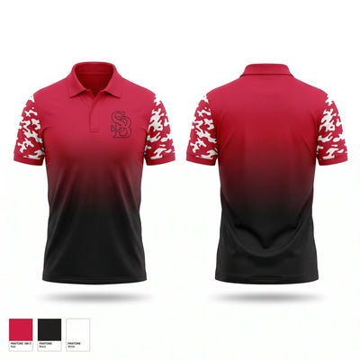 Sluggers Baseball Short Sleeve Performance Polo - 1