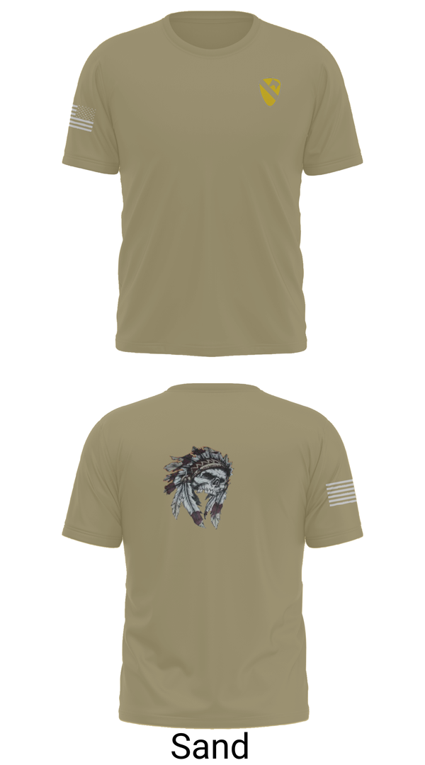 Short Sleeve Performance Shirt, 6-9 Cavalry Regiment, , Teamtime, Team time, sublimation, custom sports apparel, team uniforms, spirit wear, spiritwear, sports uniforms, custom shirts, team store, custom team store, fundraiser sports, apparel fundraiser