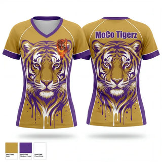 Womens Short Sleeve Vneck Shirt, MoCo, Men's Basketball, Teamtime, Team time, sublimation, custom sports apparel, team uniforms, spirit wear, spiritwear, sports uniforms, custom shirts, team store, custom team store, fundraiser sports, apparel fundraiser