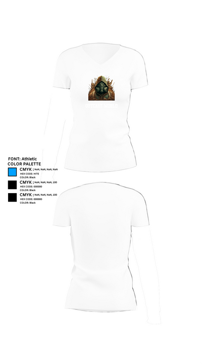 Outcast World 17983176 Women's Short Sleeve V-neck Shirt - 18