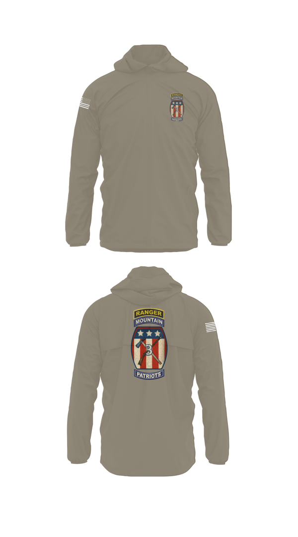 Windbreaker, 2-47 infantry 3rd BRG 10th MTN, Army, Teamtime, Team time, sublimation, custom sports apparel, team uniforms, spirit wear, spiritwear, sports uniforms, custom shirts, team store, custom team store, fundraiser sports, apparel fundraiser
