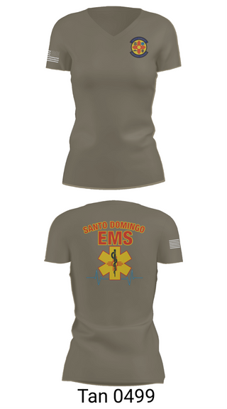Womens Short Sleeve Vneck Shirt, SDEMS, , Teamtime, Team time, sublimation, custom sports apparel, team uniforms, spirit wear, spiritwear, sports uniforms, custom shirts, team store, custom team store, fundraiser sports, apparel fundraiser