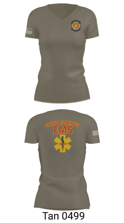 SDEMS 60434745 Women's Short Sleeve V-neck Shirt - 68