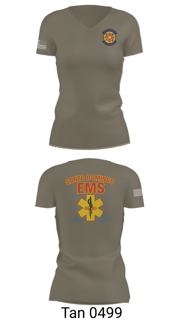 Womens Short Sleeve Vneck Shirt, SDEMS, , Teamtime, Team time, sublimation, custom sports apparel, team uniforms, spirit wear, spiritwear, sports uniforms, custom shirts, team store, custom team store, fundraiser sports, apparel fundraiser