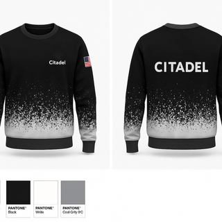 Crew Neck Sweatshirt, Citadel, Police, Teamtime, Team time, sublimation, custom sports apparel, team uniforms, spirit wear, spiritwear, sports uniforms, custom shirts, team store, custom team store, fundraiser sports, apparel fundraiser