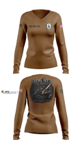 USS Truxtun DDG 103 Women's Long Sleeve V-neck Shirt - 100