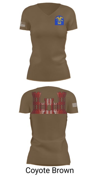 D CO Women's Short Sleeve V-neck Shirt - 8