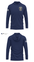 Broadview Heights Police Long Sleeve Performance Shirt with hood - 6