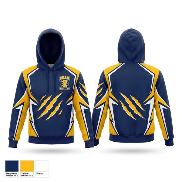 Hoodie, RHAM RAPTORS, Wrestling, Teamtime, Team time, sublimation, custom sports apparel, team uniforms, spirit wear, spiritwear, sports uniforms, custom shirts, team store, custom team store, fundraiser sports, apparel fundraiser