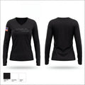 Sevier County Sheriff Major Crimes unit 93106098 Women's Long Sleeve V-neck Shirt - 1
