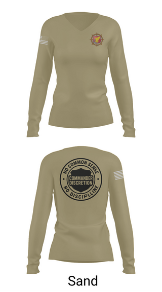 Womens Long Sleeve Vneck Shirt, 220th TC, , Teamtime, Team time, sublimation, custom sports apparel, team uniforms, spirit wear, spiritwear, sports uniforms, custom shirts, team store, custom team store, fundraiser sports, apparel fundraiser