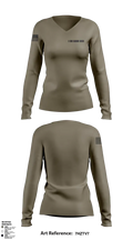 I Co 53rd BSB 82785149 Women's Long Sleeve V-neck Shirt - 1