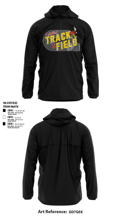 Windbreaker, Fairbury Jeffs Track & Field, Track & Field, Teamtime, Team time, sublimation, custom sports apparel, team uniforms, spirit wear, spiritwear, sports uniforms, custom shirts, team store, custom team store, fundraiser sports, apparel fundraiser