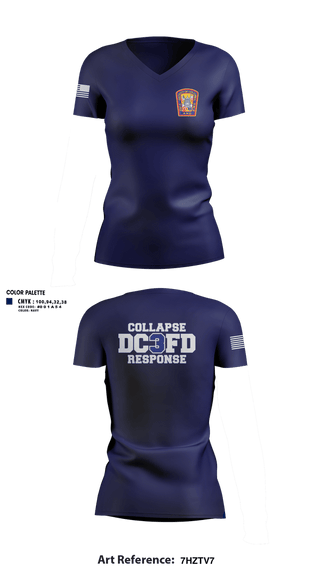Womens Short Sleeve Vneck Shirt, Washington DC Fire Department, Fire Department, Teamtime, Team time, sublimation, custom sports apparel, team uniforms, spirit wear, spiritwear, sports uniforms, custom shirts, team store, custom team store, fundraiser sports, apparel fundraiser