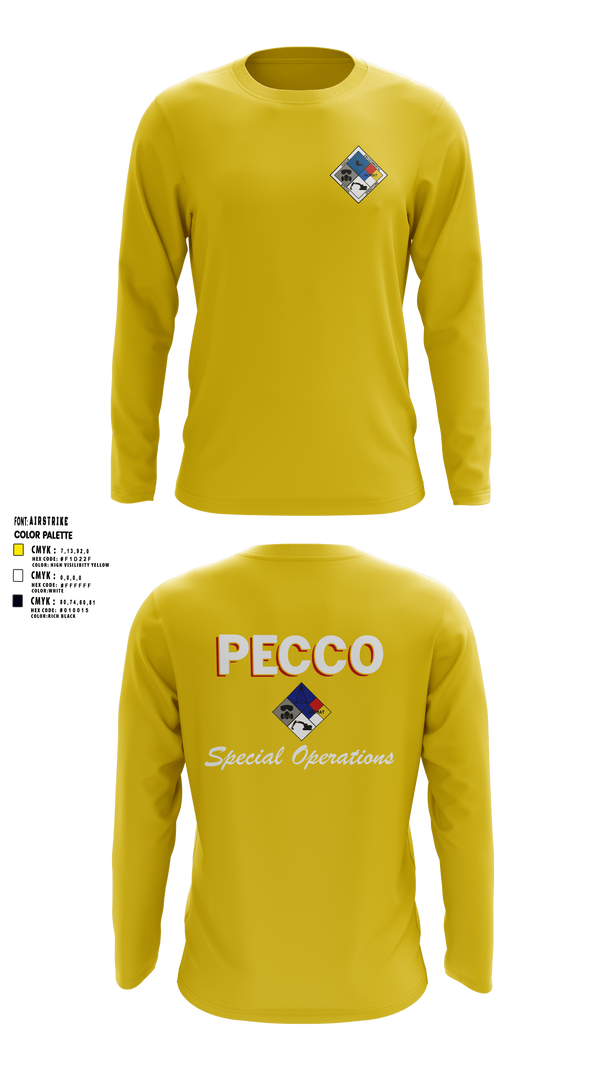 Long Sleeve Performance Shirt, PECCO, , Teamtime, Team time, sublimation, custom sports apparel, team uniforms, spirit wear, spiritwear, sports uniforms, custom shirts, team store, custom team store, fundraiser sports, apparel fundraiser