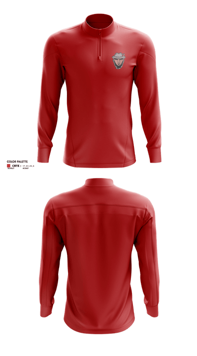 Westmont Hilltop High School 58762673 Quarter Zip Jacket - 3