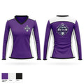 Rivercity Reign Women's Long Sleeve V-neck Shirt - 1