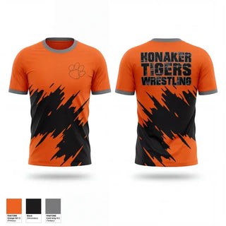 Short Sleeve Performance Shirt, Honaker Tigers, Wrestling, Teamtime, Team time, sublimation, custom sports apparel, team uniforms, spirit wear, spiritwear, sports uniforms, custom shirts, team store, custom team store, fundraiser sports, apparel fundraiser