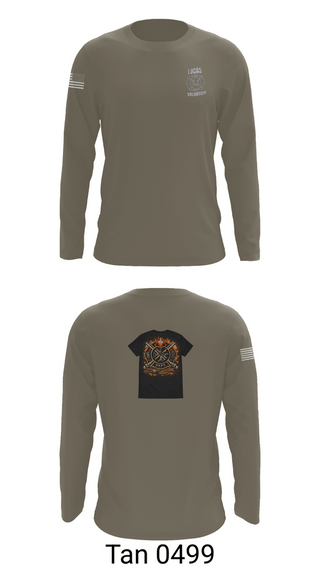 Long Sleeve Performance Shirt, Lucas Volunteer Fire Department, Fire Department, Teamtime, Team time, sublimation, custom sports apparel, team uniforms, spirit wear, spiritwear, sports uniforms, custom shirts, team store, custom team store, fundraiser sports, apparel fundraiser
