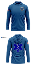 Columbus Zoo EMS Department Long Sleeve hooded sunshirt - 11