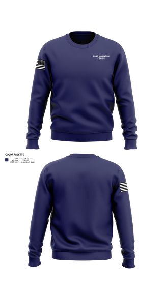 Crew Neck Sweatshirt, Fort Hamilton Police, Police, Teamtime, Team time, sublimation, custom sports apparel, team uniforms, spirit wear, spiritwear, sports uniforms, custom shirts, team store, custom team store, fundraiser sports, apparel fundraiser