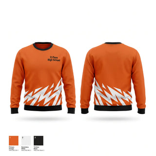 Crew Neck Sweatshirt, El Paso High School, Tennis, Teamtime, Team time, sublimation, custom sports apparel, team uniforms, spirit wear, spiritwear, sports uniforms, custom shirts, team store, custom team store, fundraiser sports, apparel fundraiser