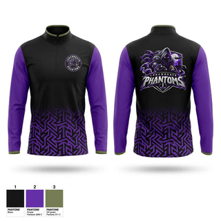 Quarter Zip Jacket, Lakenheath Phantoms, , Teamtime, Team time, sublimation, custom sports apparel, team uniforms, spirit wear, spiritwear, sports uniforms, custom shirts, team store, custom team store, fundraiser sports, apparel fundraiser