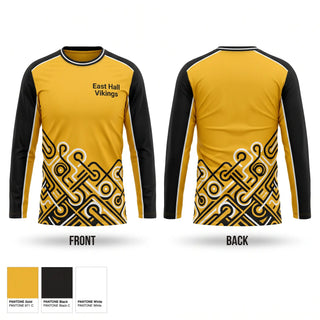 Long Sleeve Performance Shirt, East Hall Vikings, Softball, Teamtime, Team time, sublimation, custom sports apparel, team uniforms, spirit wear, spiritwear, sports uniforms, custom shirts, team store, custom team store, fundraiser sports, apparel fundraiser