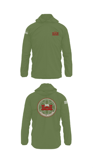 Windbreaker, 36 Engineer Brigade, Army, Teamtime, Team time, sublimation, custom sports apparel, team uniforms, spirit wear, spiritwear, sports uniforms, custom shirts, team store, custom team store, fundraiser sports, apparel fundraiser