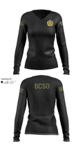 Bracken County Sheriff’s Office 45690686 Women's Long Sleeve V-neck Shirt - 21