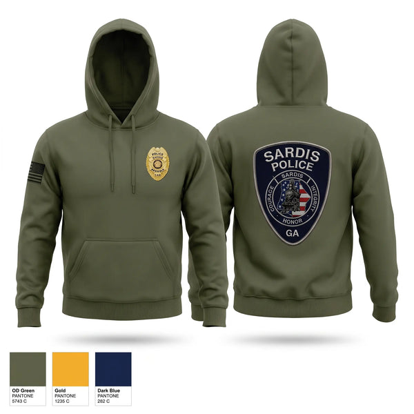 Hoodie, Sardis Police Department, Police, Teamtime, Team time, sublimation, custom sports apparel, team uniforms, spirit wear, spiritwear, sports uniforms, custom shirts, team store, custom team store, fundraiser sports, apparel fundraiser