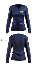 San Angelo Fire Department Women's Long Sleeve V-neck Shirt - 6
