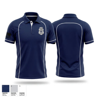 Short Sleeve Performance Polo, Wright Patterson Air Force Base Police Department, Police, Teamtime, Team time, sublimation, custom sports apparel, team uniforms, spirit wear, spiritwear, sports uniforms, custom shirts, team store, custom team store, fundraiser sports, apparel fundraiser