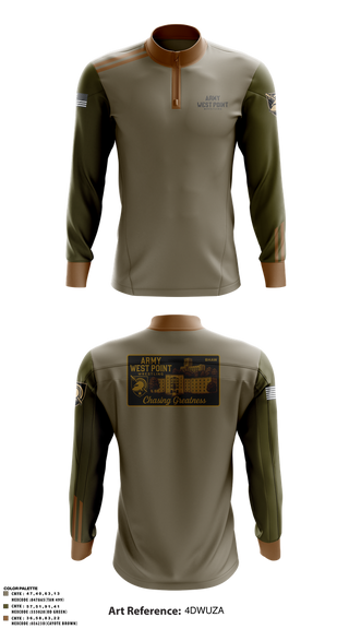 Quarter Zip Jacket, West Point Wrestling, Wrestling, Teamtime, Team time, sublimation, custom sports apparel, team uniforms, spirit wear, spiritwear, sports uniforms, custom shirts, team store, custom team store, fundraiser sports, apparel fundraiser