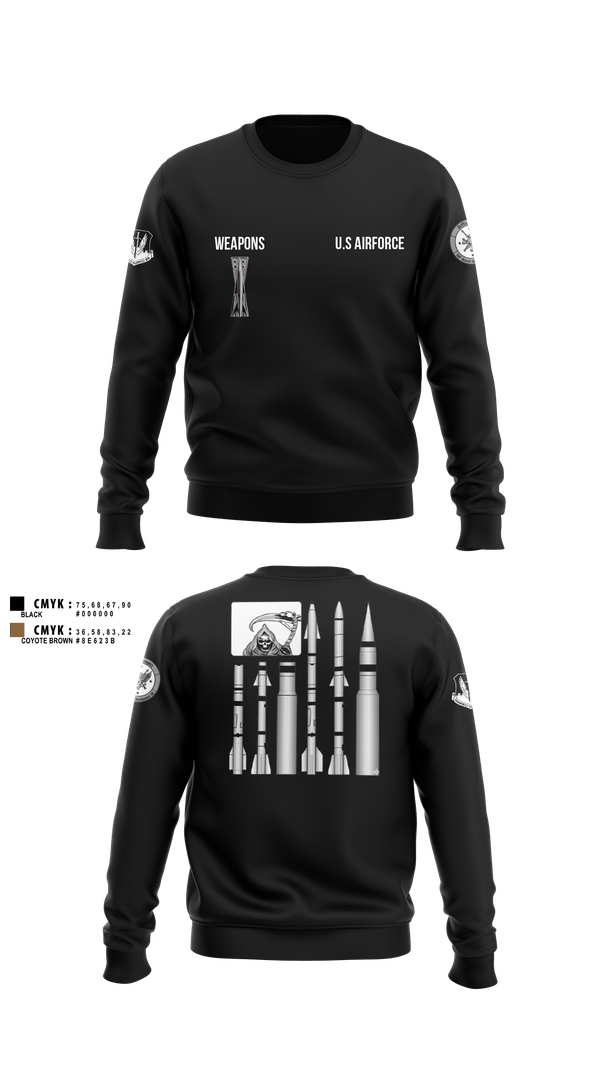 Crew Neck Sweatshirt, 144 FW, National Guard, Teamtime, Team time, sublimation, custom sports apparel, team uniforms, spirit wear, spiritwear, sports uniforms, custom shirts, team store, custom team store, fundraiser sports, apparel fundraiser