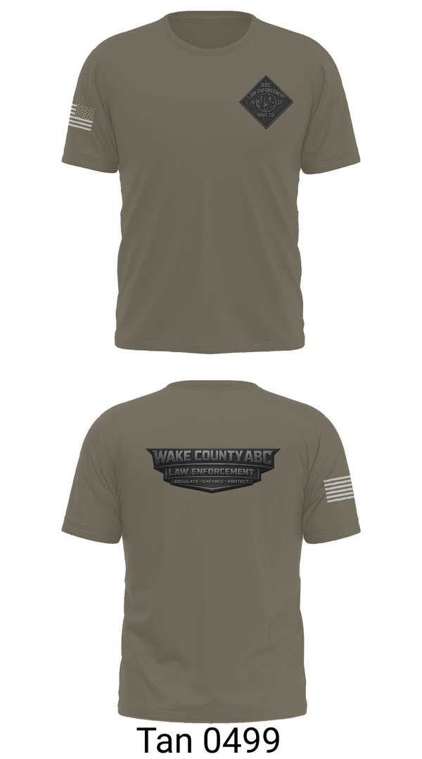 Short Sleeve Performance Shirt, Wake County ABC, Police, Teamtime, Team time, sublimation, custom sports apparel, team uniforms, spirit wear, spiritwear, sports uniforms, custom shirts, team store, custom team store, fundraiser sports, apparel fundraiser