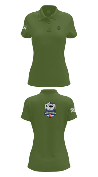 Womens Short Sleeve Performance Polo, D Co 3-140th AVN, National Guard, Teamtime, Team time, sublimation, custom sports apparel, team uniforms, spirit wear, spiritwear, sports uniforms, custom shirts, team store, custom team store, fundraiser sports, apparel fundraiser