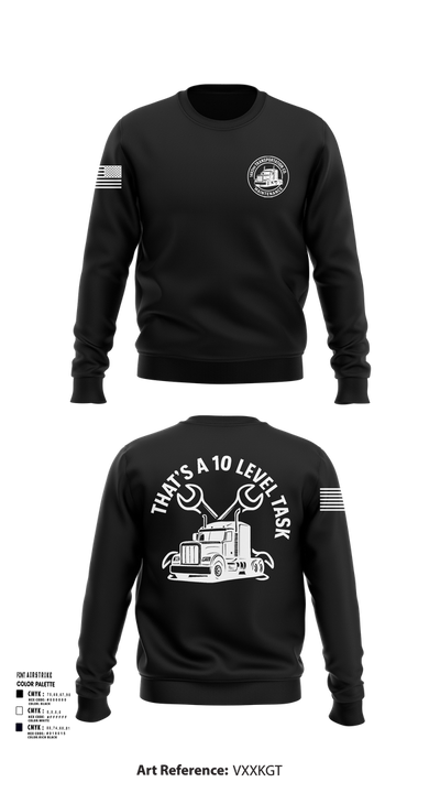 1482nd Transportation Company 43933777 Crew Neck Sweatshirt - 103