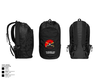 Gear Bag, 7th Squadron, Sixth Cavalry Regiment, , Teamtime, Team time, sublimation, custom sports apparel, team uniforms, spirit wear, spiritwear, sports uniforms, custom shirts, team store, custom team store, fundraiser sports, apparel fundraiser