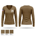 2B 40760301 Women's Long Sleeve V-neck Shirt - 1