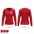 Petersburg Volunteer Fire Company 94446559 Women's Long Sleeve V-neck Shirt - 1