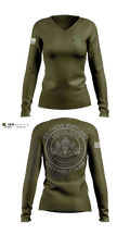 Forest Heights Police 28601900 Women's Long Sleeve V-neck Shirt - 105