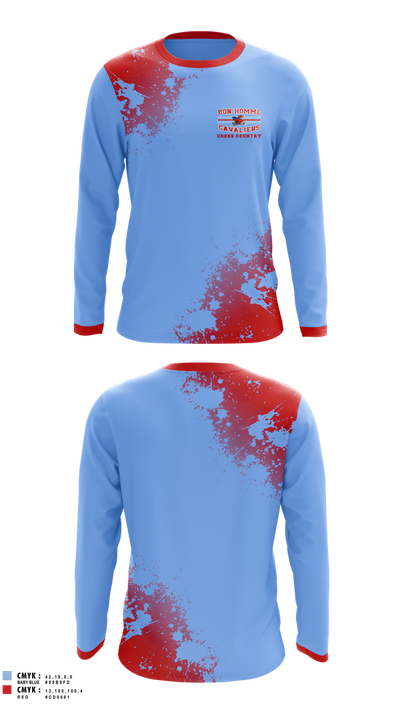 Bon Homme Cavaliers Cross Country 63966027 Long Sleeve Performance Shirt 1